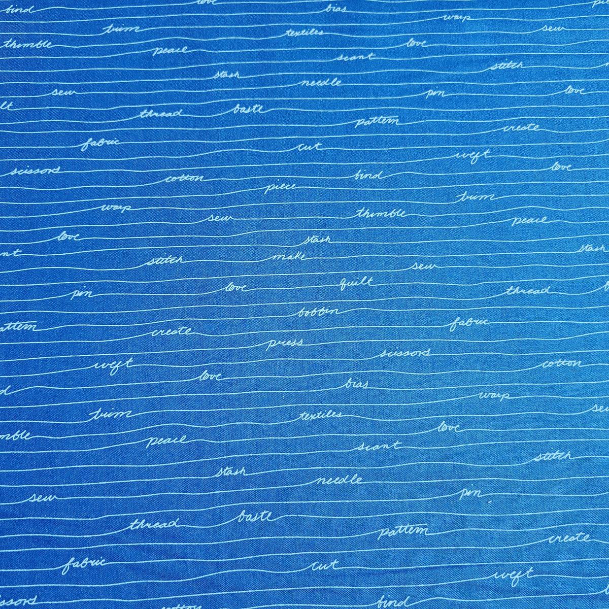 Makower - Sea Longhand- Scrawl - M118