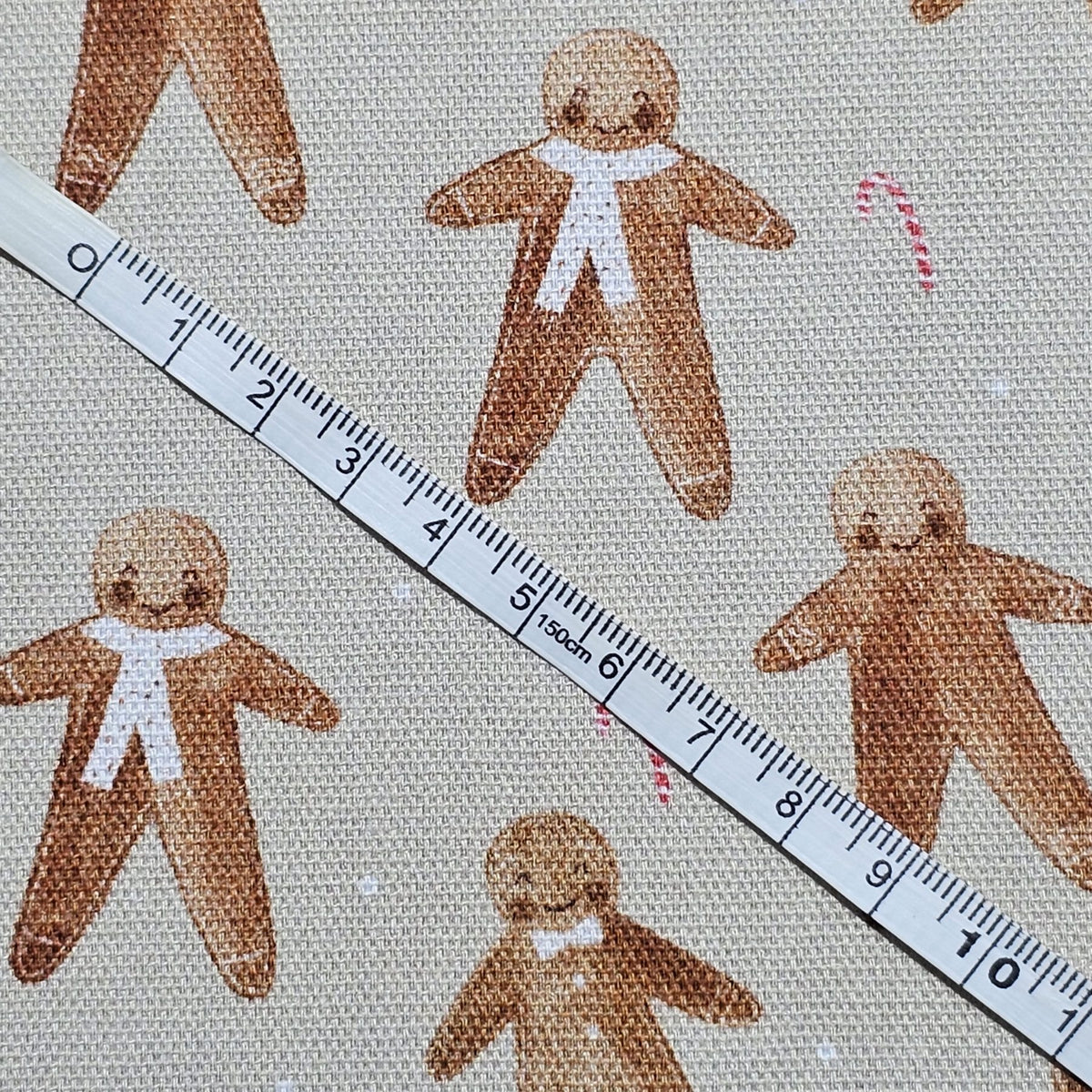 Panama Weave 100% Plain Cotton Fabric - Christmas Design - CP005