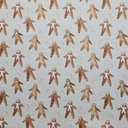 Panama Weave 100% Plain Cotton Fabric - Christmas Design - CP005