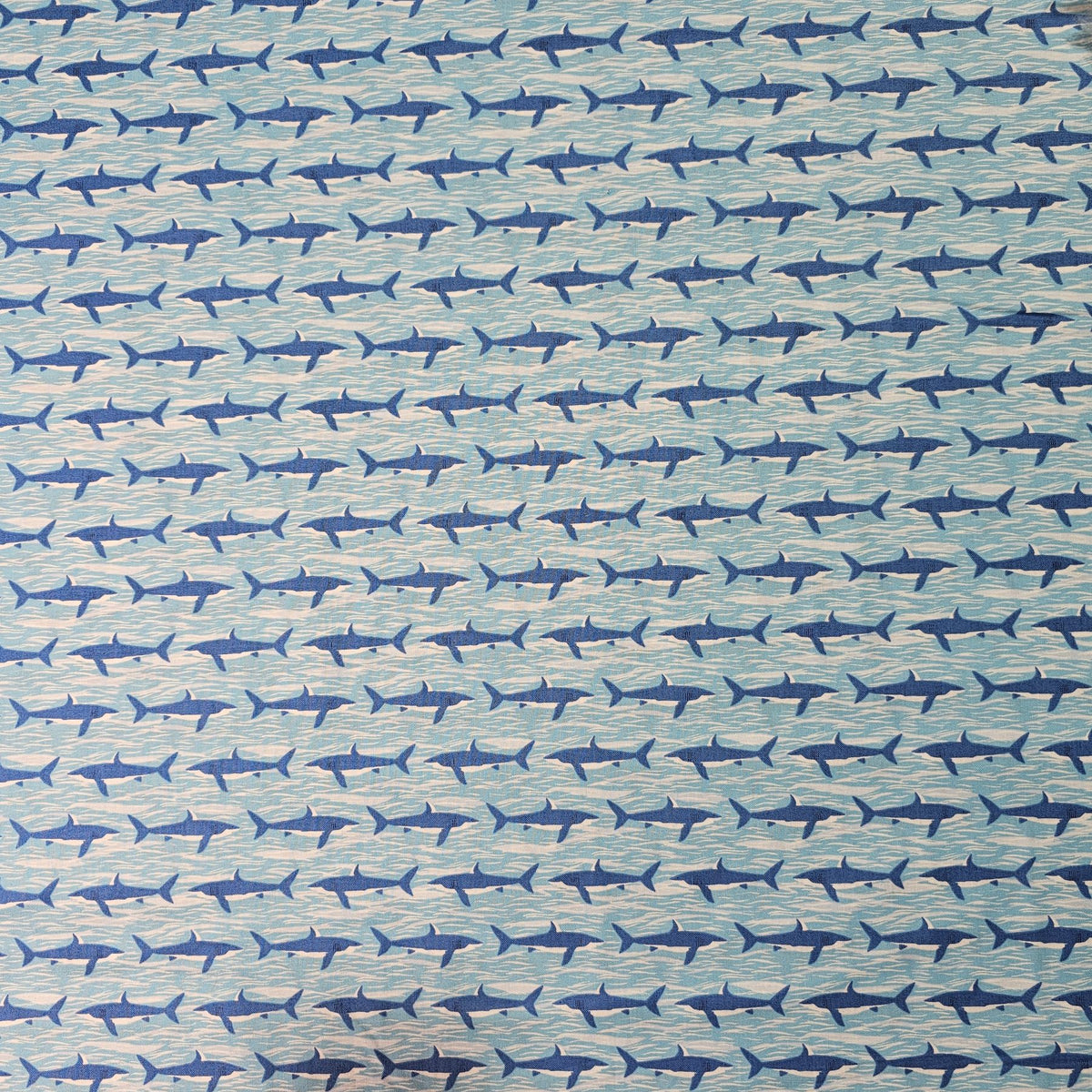 Makower - Deep Blue Sea Sharks - M160