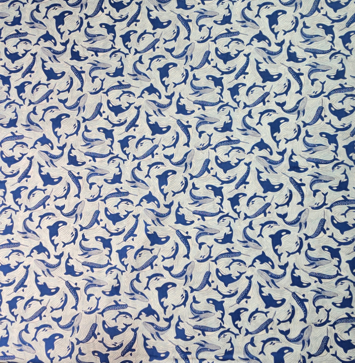 Makower - Deep Blue Sea Fins And Tails - M164