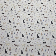 Panama 100% Cotton Fabric - Emma Lawrence Designs - Dogs - CC263