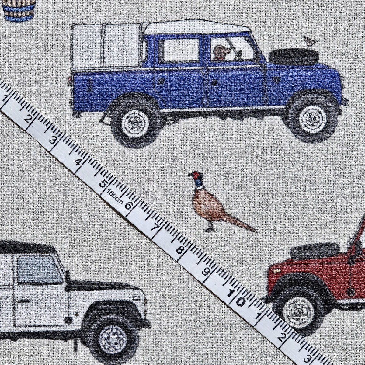 Panama 100% Cotton Fabric - Emma Lawrence Designs - Land Rover - CC265