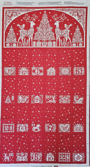 Fabric Panel - Scandi Christmas Advent Calendar - Panel 7