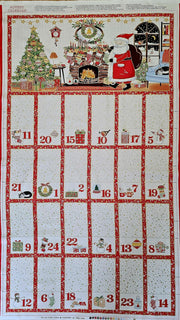 Fabric Panel - Jolly St Nick Christmas Advent Calendar - Panel 3