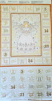 Fabric Panel - Angels Christmas Advent Calendar - Panel 20