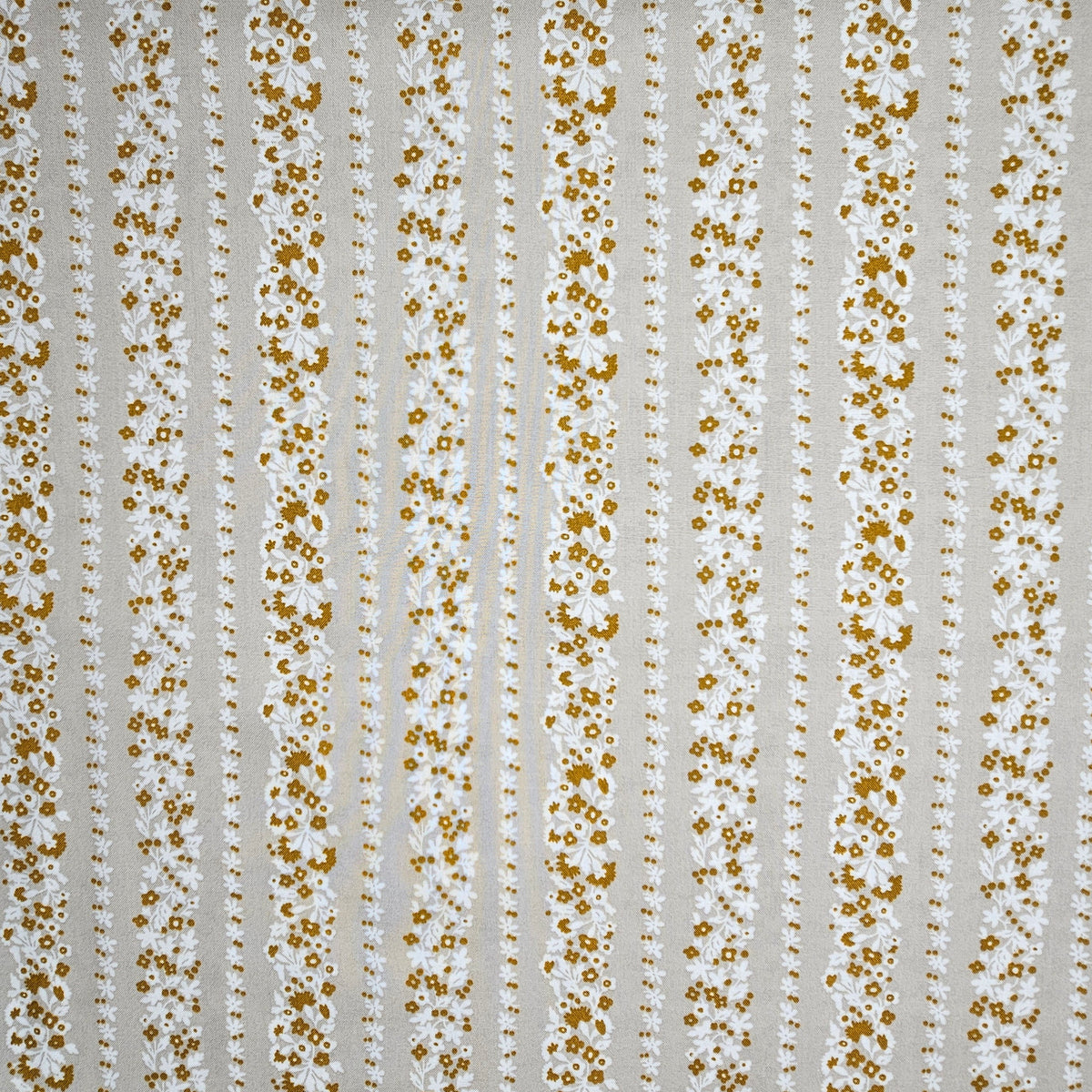 Liberty - Denim Florals Collection - Topiary Stripe - L310