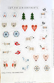 Fabric Panel - Winter Folk by Sally Payne - Panel 79