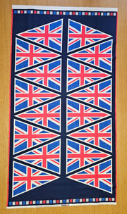 Fabric Panel - Union Jack Bunting ( To Make ) - Panel 40