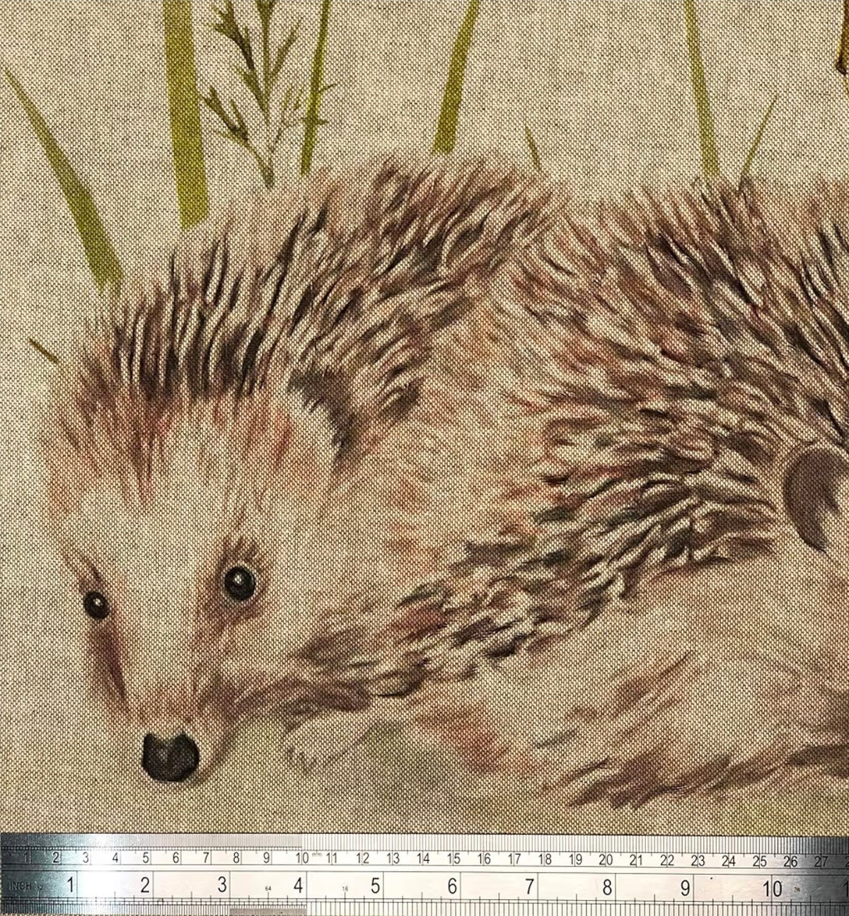 Fabric Panel - Hedgehog - Panel 16