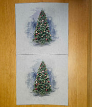 Fabric Panel - Christmas Tree Design - Panel 12