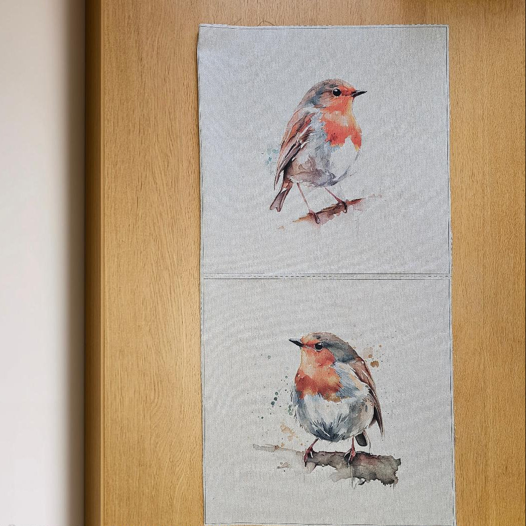 Fabric Panel - Robin Design - Panel 23